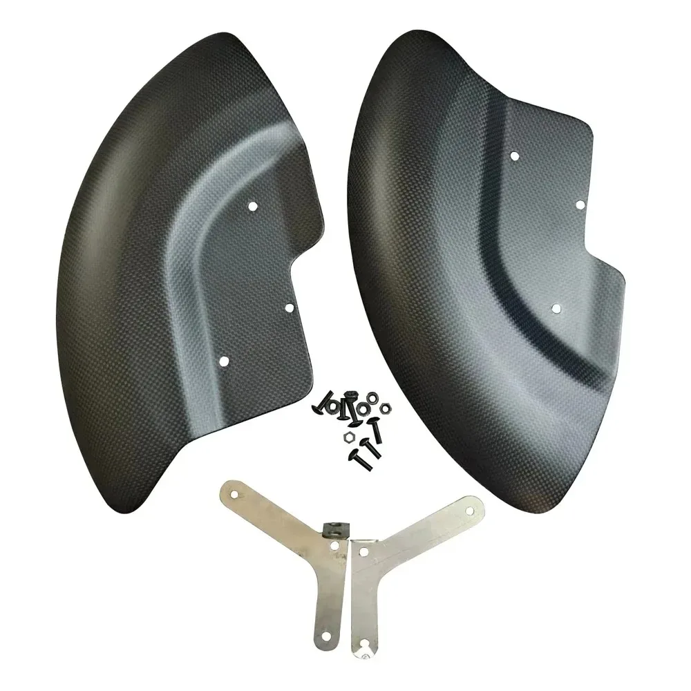 Per Ducati V2 V4 V4S Street Fighter pinza in fibra di carbonio kit copertura ruota radiatore deflettore aria carenatura accessori moto