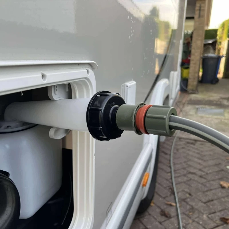 Thread Plastic IBC Tank Tap 15mm Adapter Garden Hose Connection With Switch Valve Water Tank Fittings