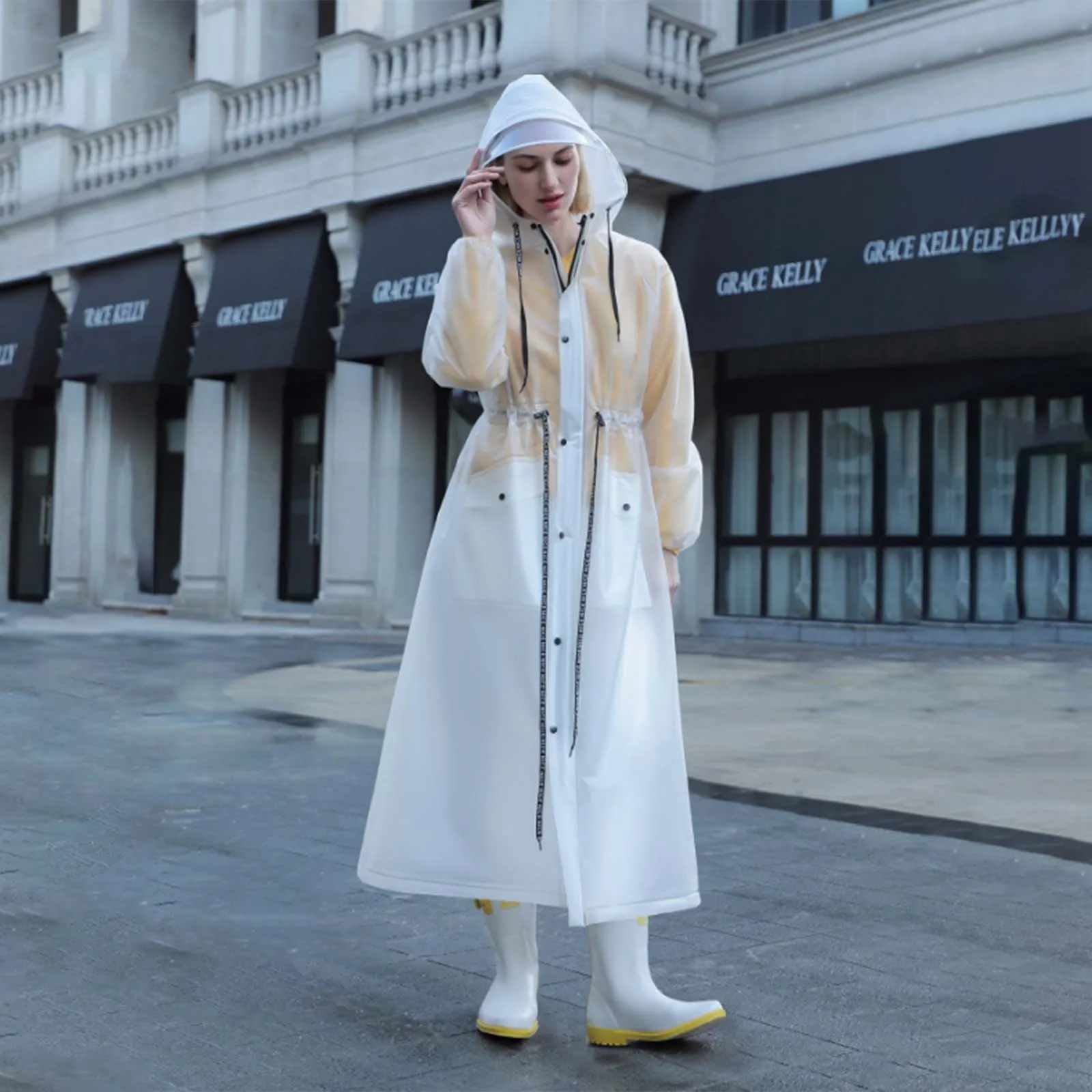 Imperméable à capuche imperméable pour adultes, poncho de randonnée en plein air, vêtements de pluie, long, tourisme, vélo, marche