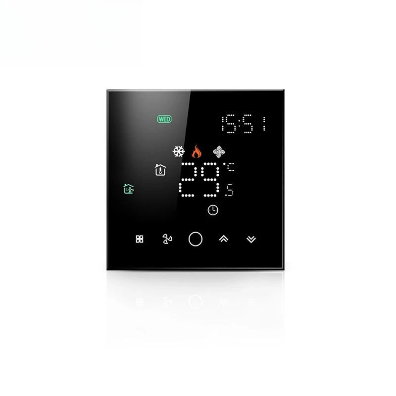 

Central air conditioner intelligent thermostat panel digital display air conditioner floor heating graffiti WiFi fresh air