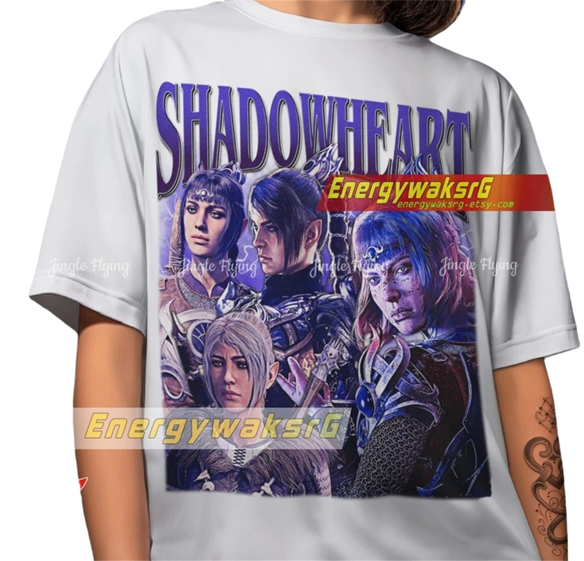 Limited Shadowheart Baldurs Gate 3 Vintage Shirt Gift For Women And Man Unisex Tshirt