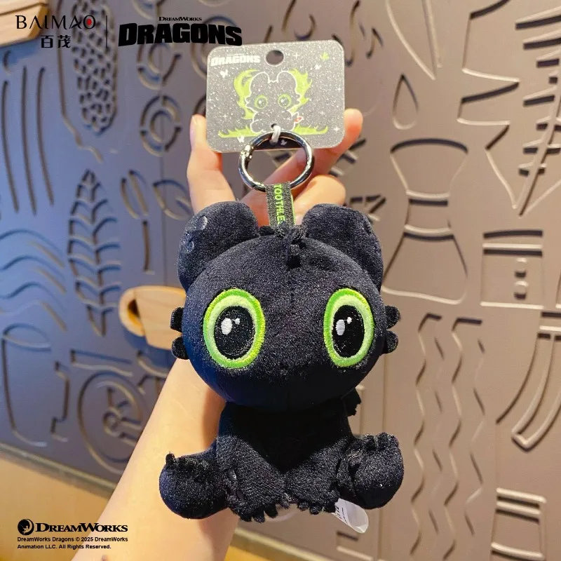 Echte How To Train Your Dragon Tandeloze pluche sleutelhanger vrouwelijke schattige pop tas hanger meisjes verjaardagscadeau kerstcadeau