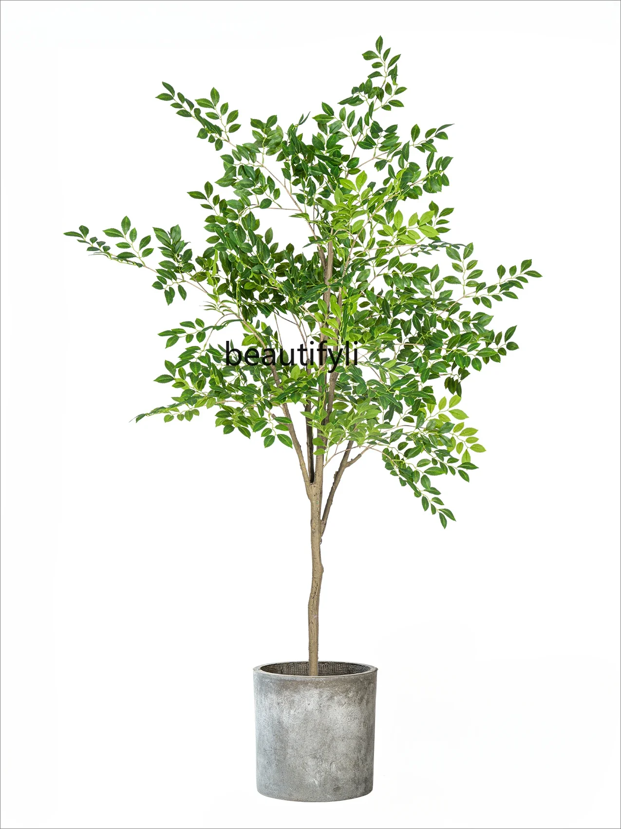 Simulated green plants Large elm money tree Indoor advanced tropical bionic plants Fake tree landscaping decorative ornaments