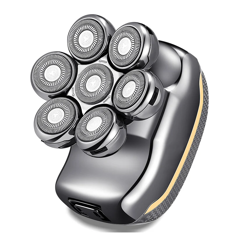 1-teiliger Rasierer, elektrischer Haarschneider, intelligenter Herrenrasierer, multifunktionaler Rasierer mit sieben Klingen, exquisit und kompakt