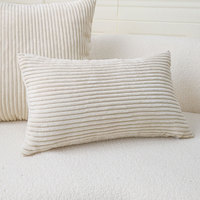 Stripe Corduroy Cushion Cover 30x50cm Pillowcase For Sofa Simple Nordic Style Funda Cojin Living Room Home Decor Pillow Cover
