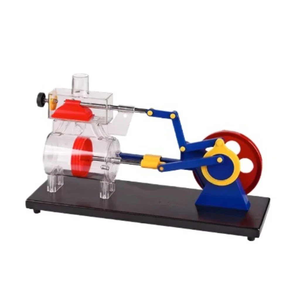 NF Dual Push Steam Engine Model Physical Piston Experimental Teaching Instrument Air Driven Steam Engine Steam Engine Model