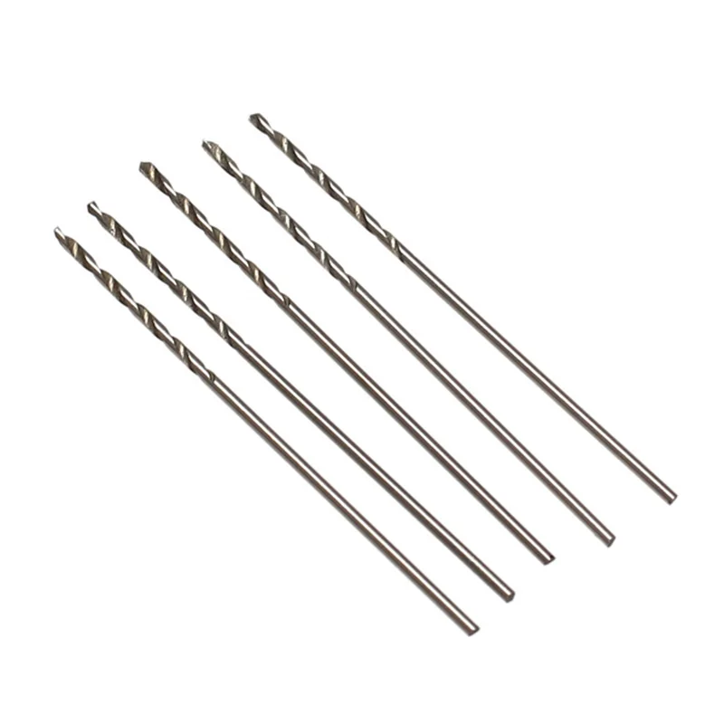 Juego de brocas helicoidales de acero de alta velocidad, 10 piezas, 0,8mm, rendimiento estable, HSS, para carpintería de aluminio