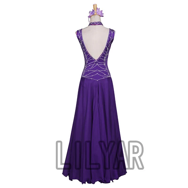 Ballroom Dance Dress Standard Skirt Competition Dress Costumes Performing Dress Customize New Arrival Adult Kids