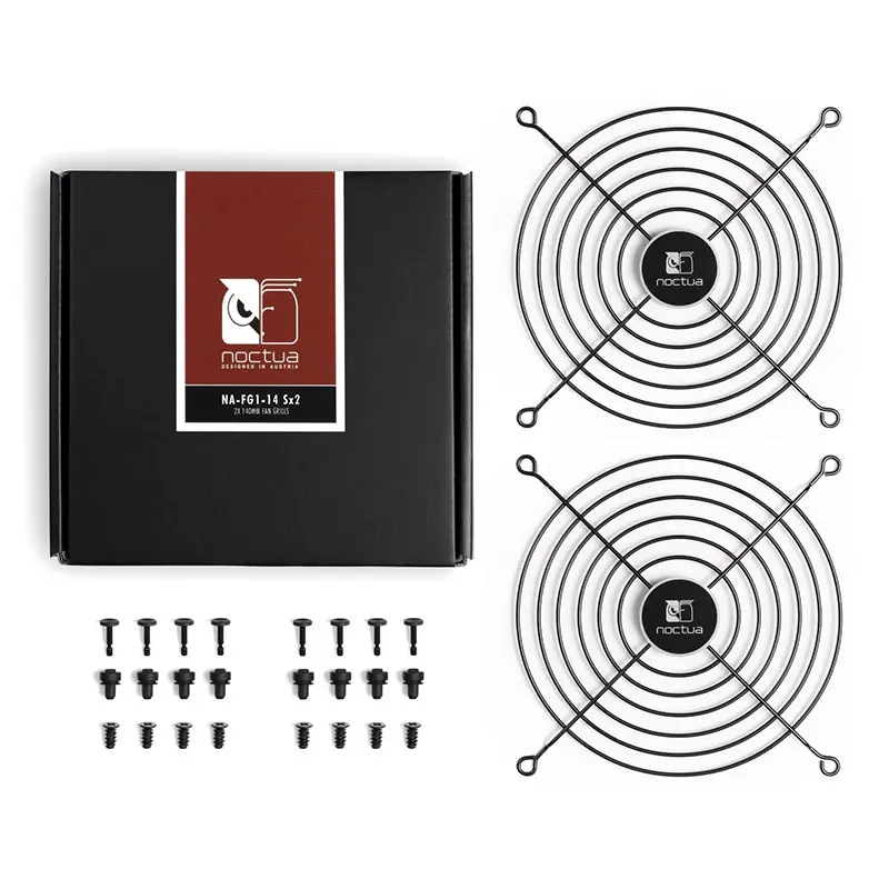 Imagem -02 - Noctua Na-fg1 Iron Network Fan Reduzindo o Ruído e o Desempenho Compatível com Todo o Quadro Quadrado