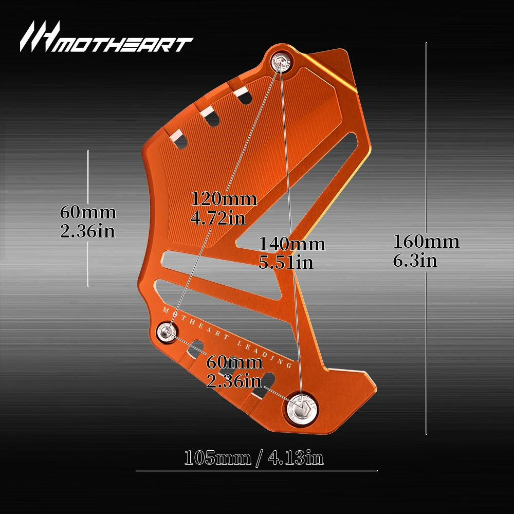 Front Sprocket Chain Guard Impact Resistant For Norden 901 22‑26 CNC Debris Blocking Sprocket Protector Accessories