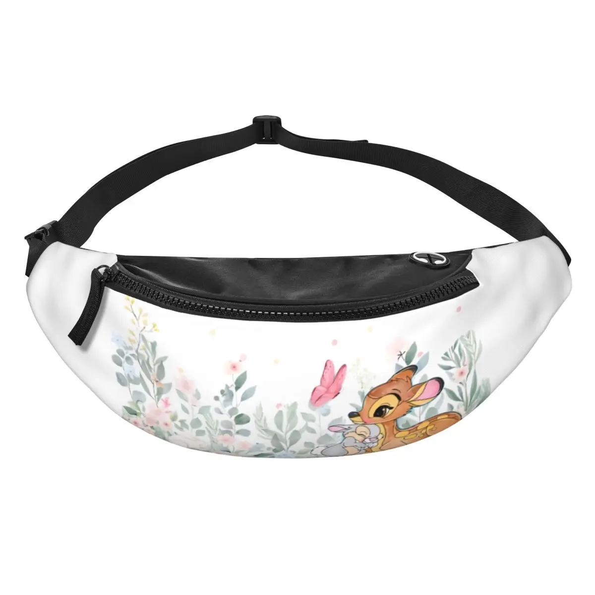 

Сумка-бананка Custom B-Bambies в стиле аниме, поясная сумка через плечо для мужчин и женщин, для велоспорта, кемпинга, для телефона и денег