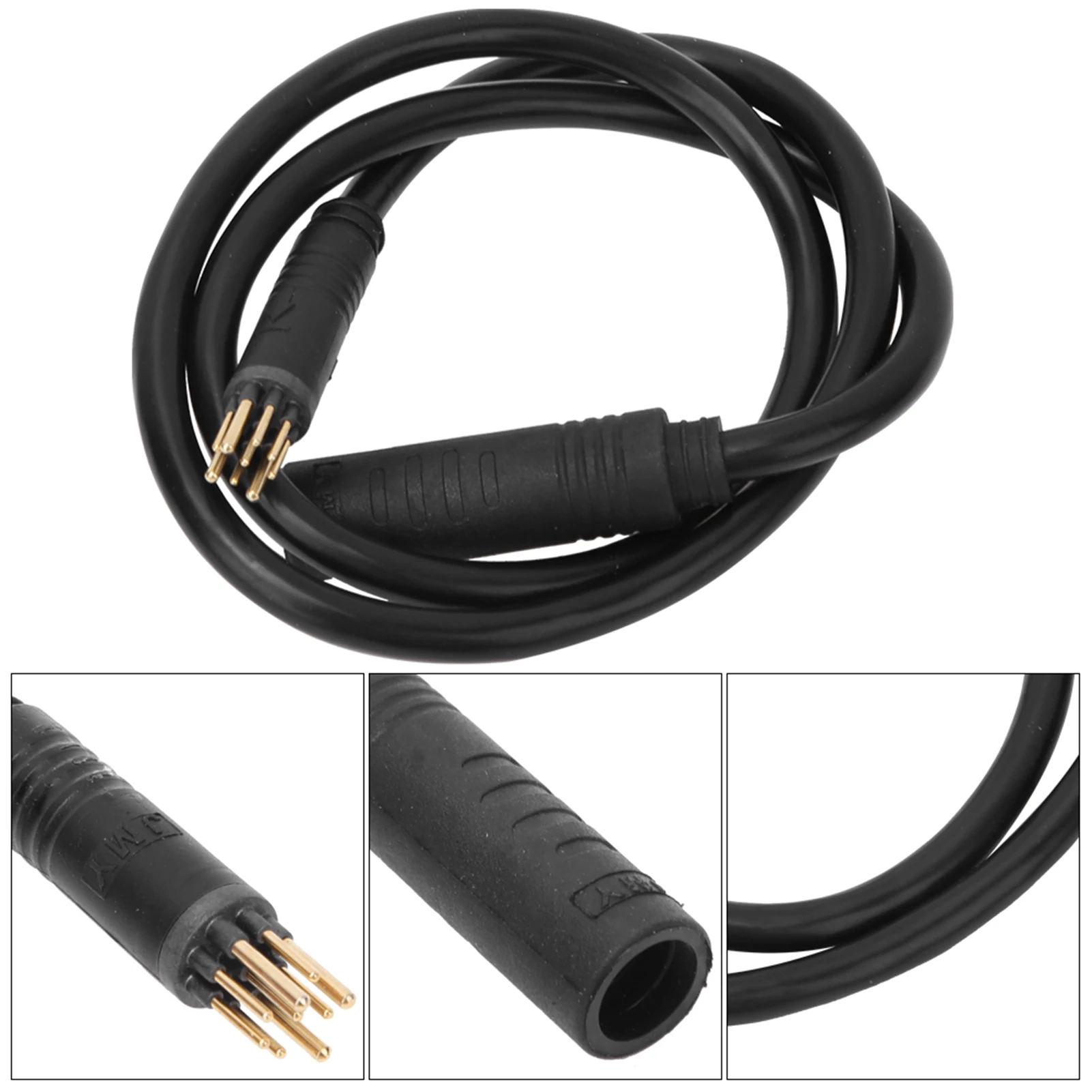 Electric Bike Motor Cable 9 Pin Wheel Motor Extension Cable for Electric Bike Female to Male Wire E Bike Accessory