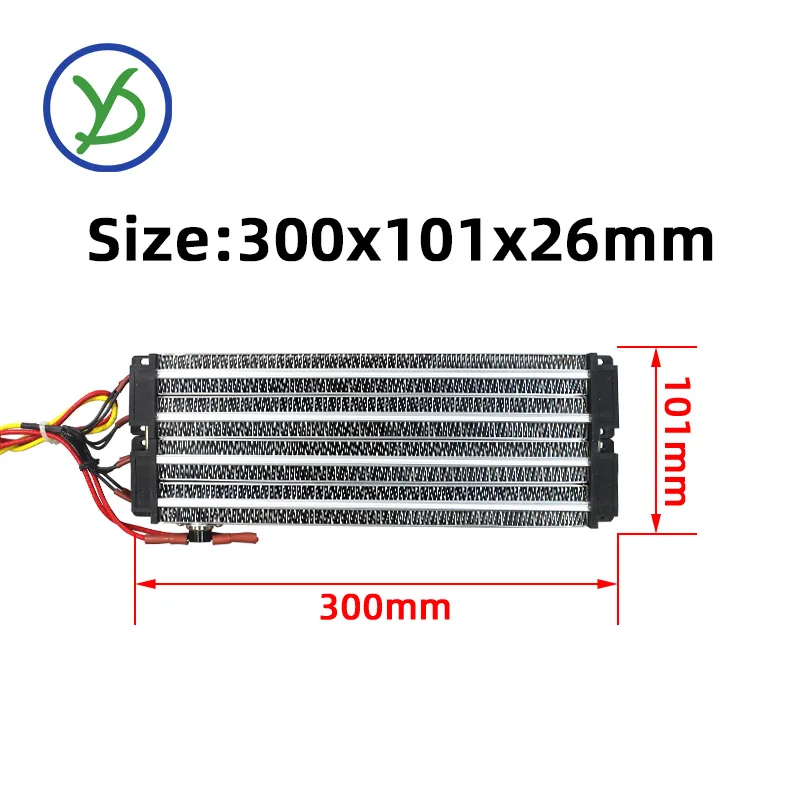 セラミックPtcエアヒーター,発熱体,電気ヒーター,産業部品,256a4,300x101mm, 220v,3000w