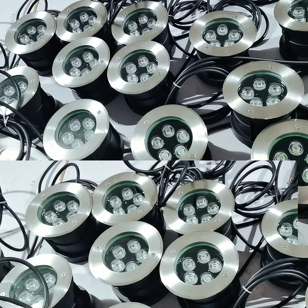 

Waterproof Led Light Garden Underground 5W 9W 12W 18W IP68 Outdoor Buried Garden Path Spot Recessed Inground Lighting