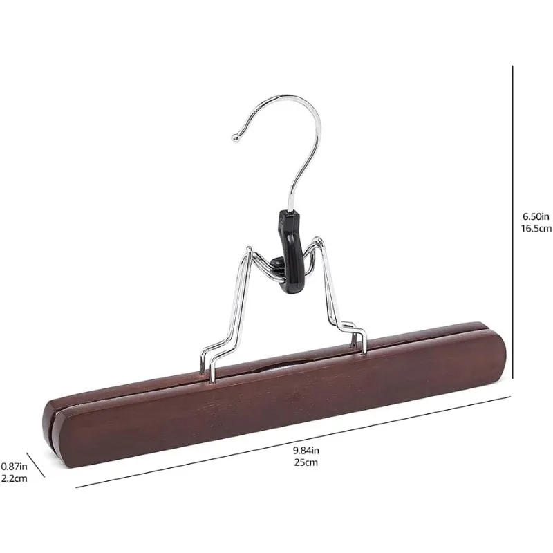 

Furniture supplies, storage and storage hangers, sturdy wooden pants hangers, 10 piece set