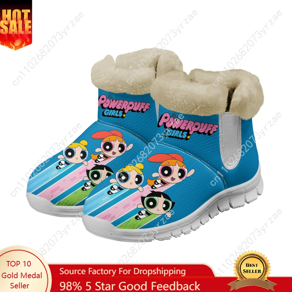 

The Powerpuff Girls Boots Warm Boot Mens Womens Teentager Shoes Outdoor High Quality Lightweight Sneakers Custom Made Shoes