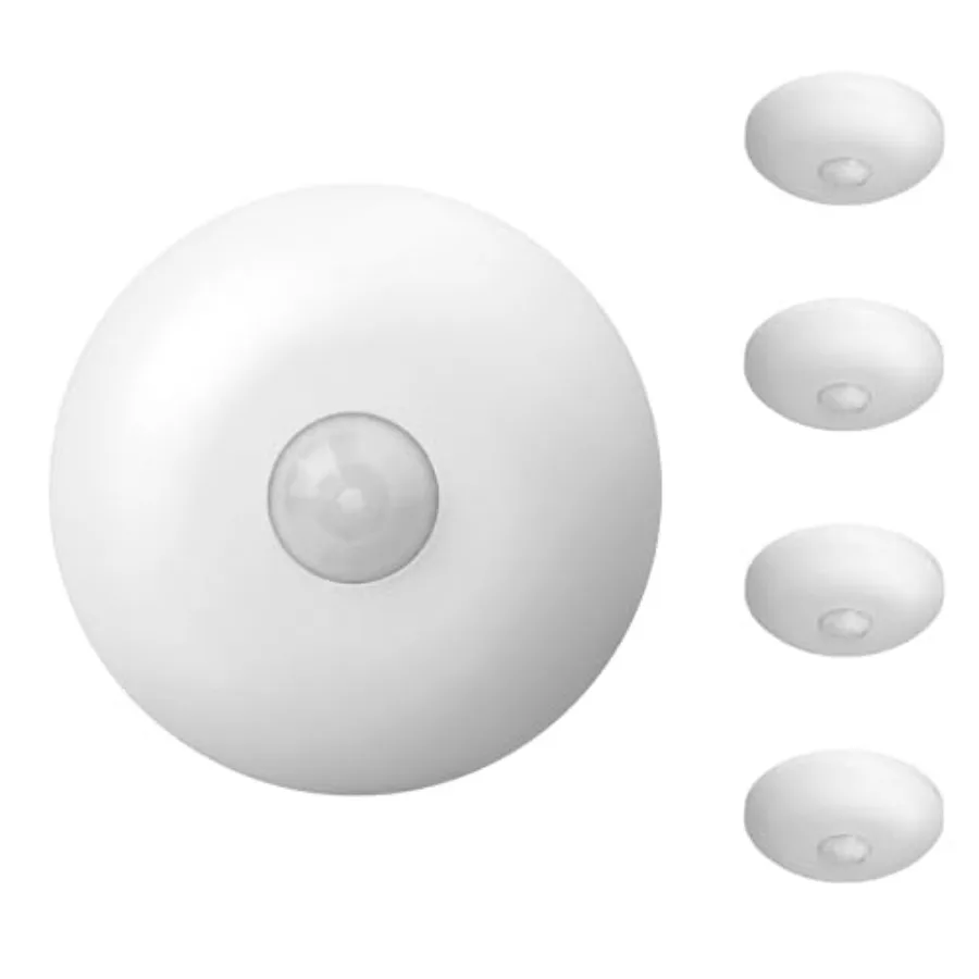 

Датчик движения потолочный 360° ° Пассивный инфракрасный датчик движения PIR 20277VAC, требуется нейтральный провод, автоматический, для коммерческого использования