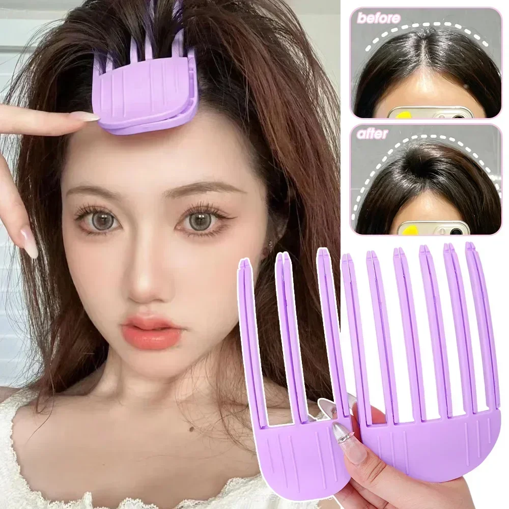 3/6Teeth Fluffy Hair Roots Clips Comb Lazy Hair Top Styling Curling Barrel Portable Korean Hairs Clip Volume Wind Sculpting Comb image 3