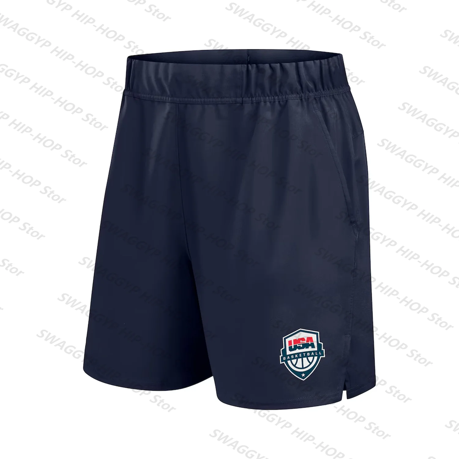 USA Basketball 2024 Summer Sw Victory Shorts-Blue Star Style Classic Vintage Unisex US National Team loose Pants Kids/Adults