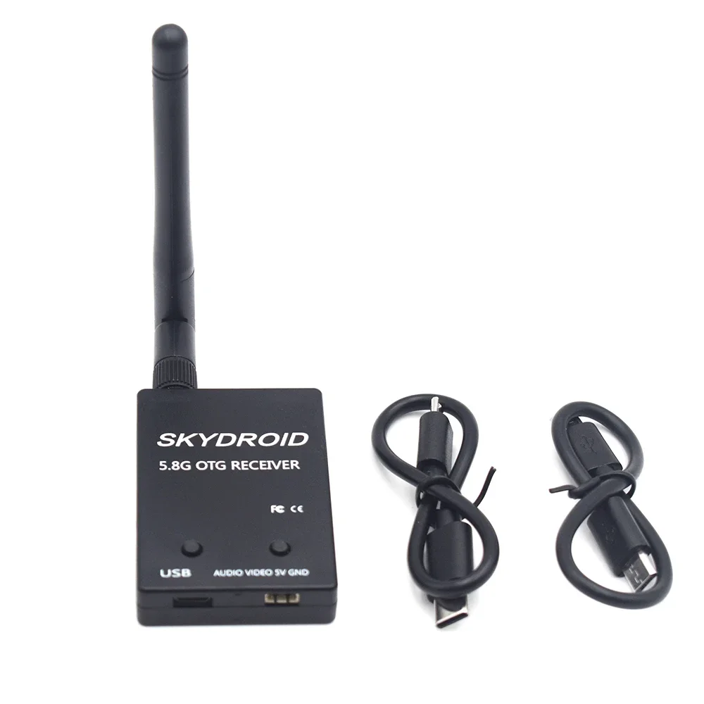 SKYDROID-Mini UVC OTG 5.8G 150CH Audio FPV Récepteur pour Téléphone Mobile Android, Tablette Smartphone, Émetteur RC Drone Pièce de Rechange