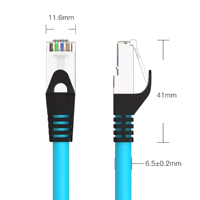 CAT6A Industrial Profinet Servo Network Cable Gigabit CAT5E CAT8 RJ45 8 Pin EtherCAT Ethernet Wire High-flex Doubl Shielded Line