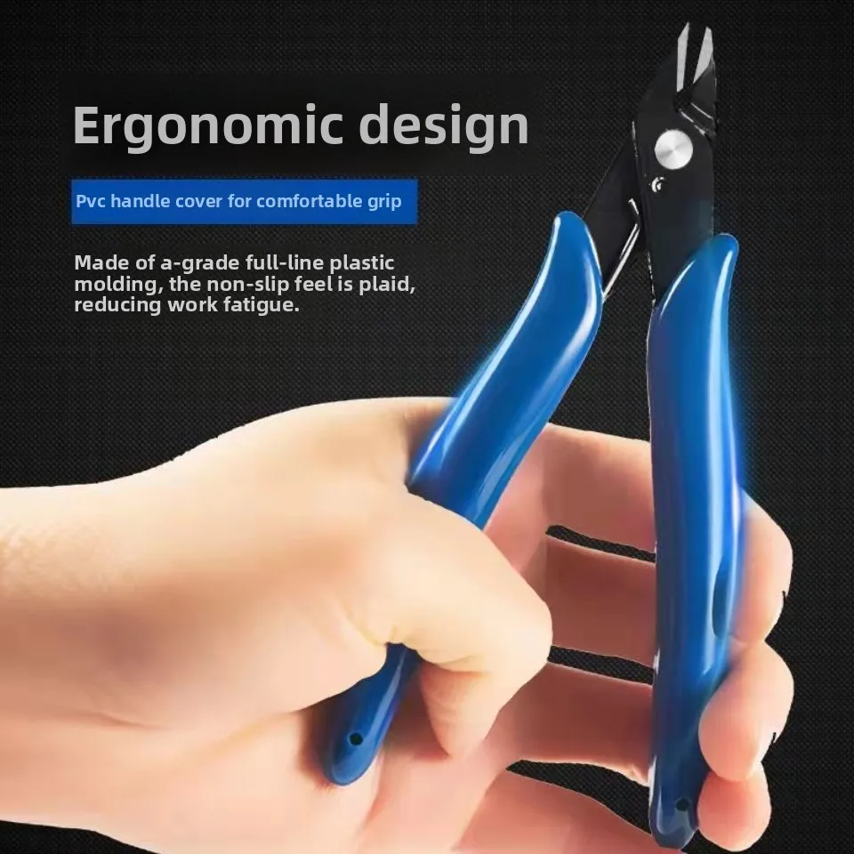 Carbon Steel Diagonal Pliers Electrical Wire Cable Cutters Hand Tool for DIY Crafts And Home Improvement Flush Nipper Cutting Si