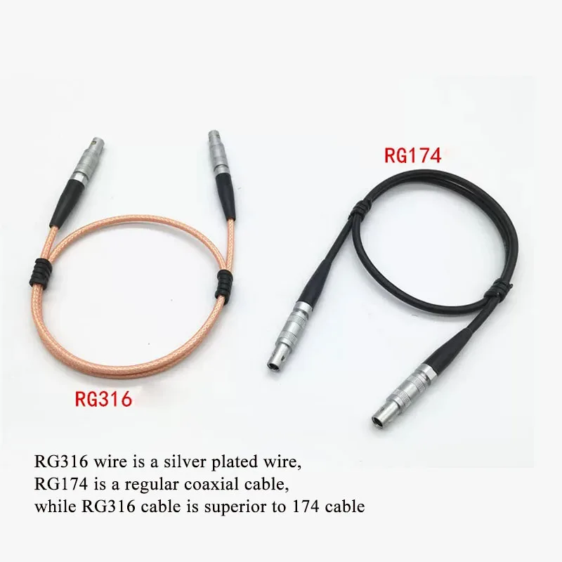 Compatible with Remo 00 C5 Test Wire Special Probe Cable for Flaw Detector Ultrasonic High-frequency Connection Line RG316 RG174