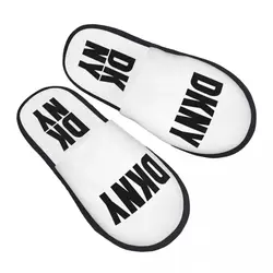 Winter Home Cotton Slippers Stylish DKNYs Merch Household Fur Slippers Slides Indoor Cozy Non-slip Slides