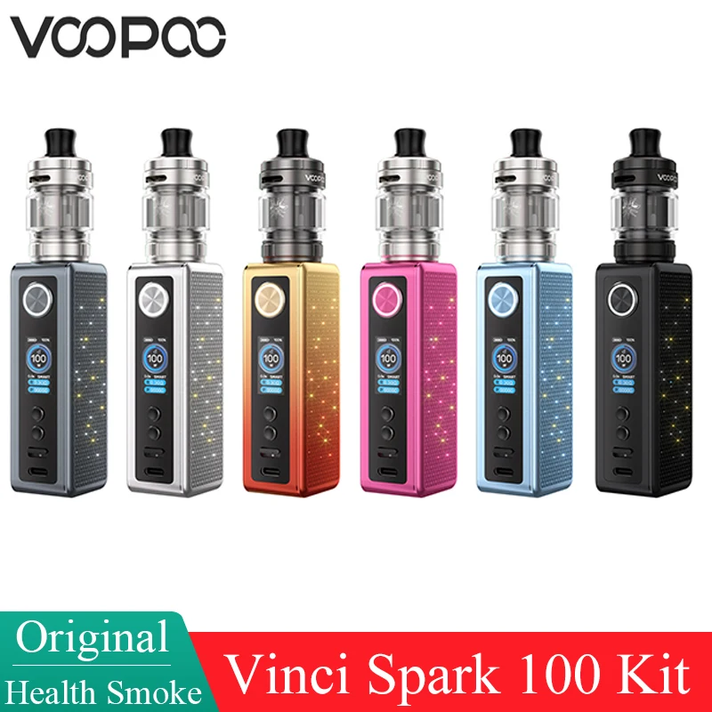 Original VOOPOO Vinci Spark 100 Kit 4.5ml Uforce-X Nano Tank & PnP X Coil Electronic Cigarette Smart RBA ECO 18650 Vaporizer