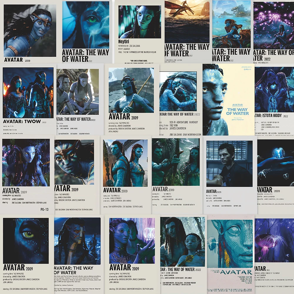 

10/30/50pcs Cartoon Disney Movie Avatar Poster Stickers Graffiti Decals DIY Stationery Guitar Laptop Suitcase Cool Sticker Decor