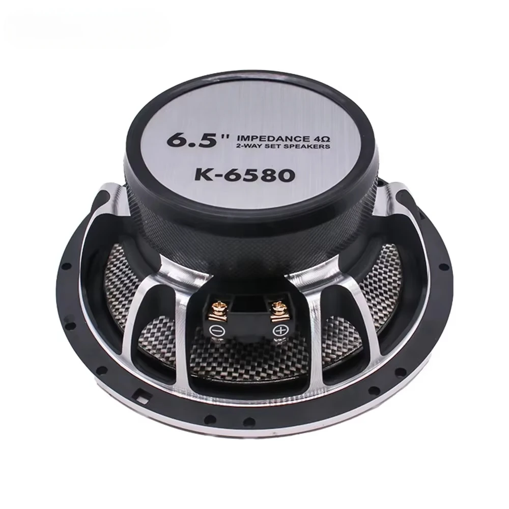 Factory wholesale new model 2 way car component speaker aluminum alloy basin stand speaker set for car