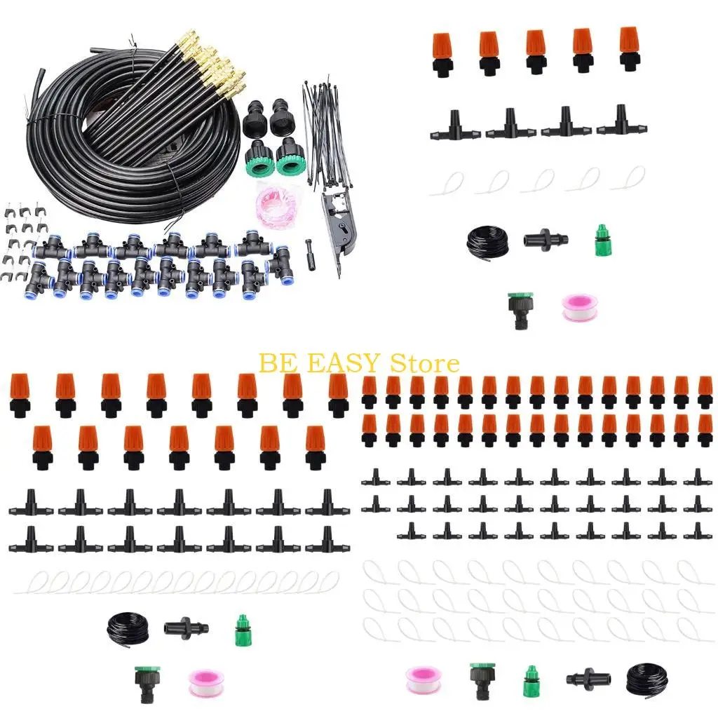 E28F Adjustable Angled Water Saving Automatic Garden Sprinkler Drip Irrigation System With Quick Setups For Busy Gardeners