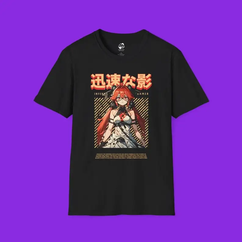 Zenless Zone Zero Shirt | Fan Art Shirt | Koleda Shirt | Chibi Fan Art (Inferno Hammer)