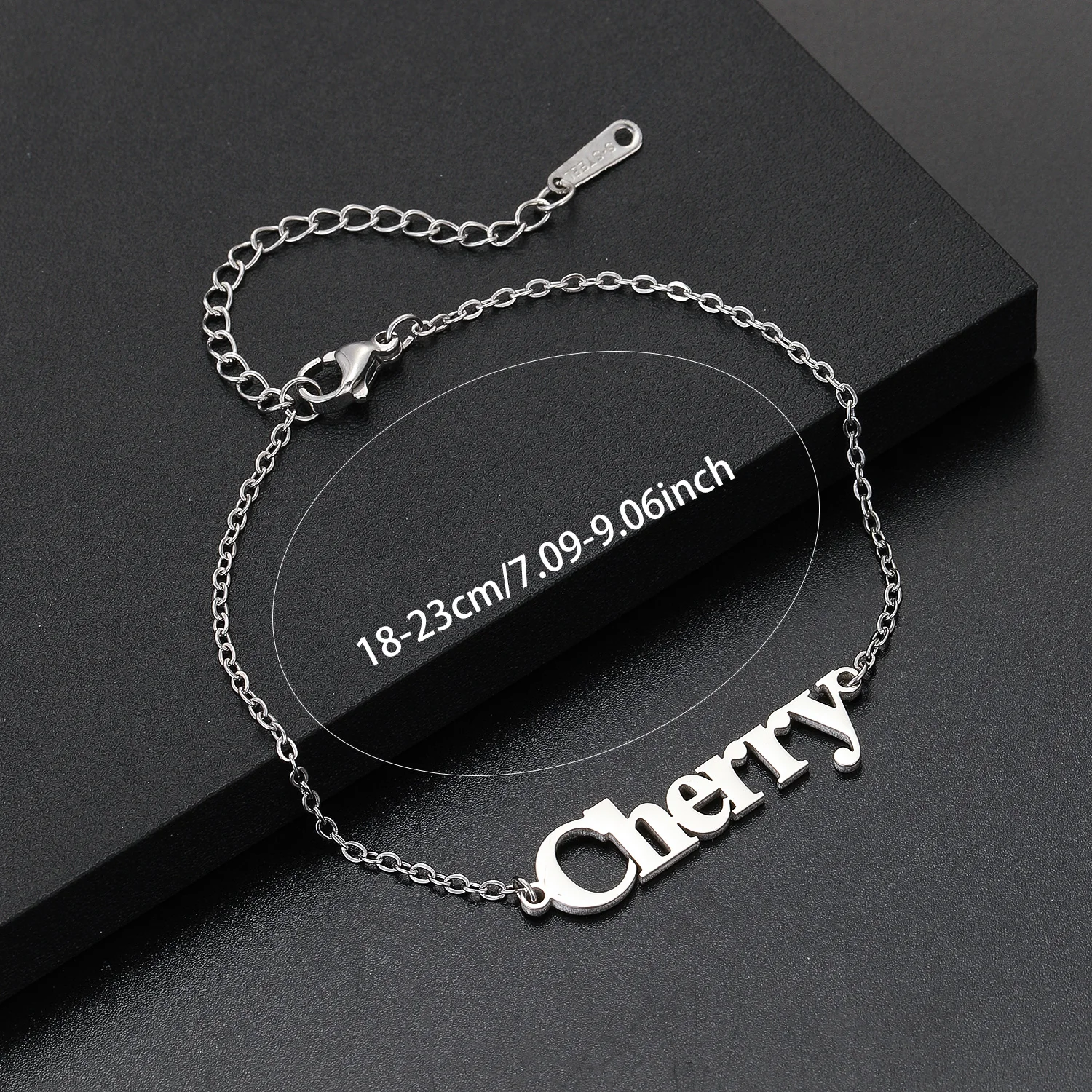 Customized Elegant Classic Personalized Name Bracelet Women Stainless Steel Adjustable Chain Ideal For Daily Wear