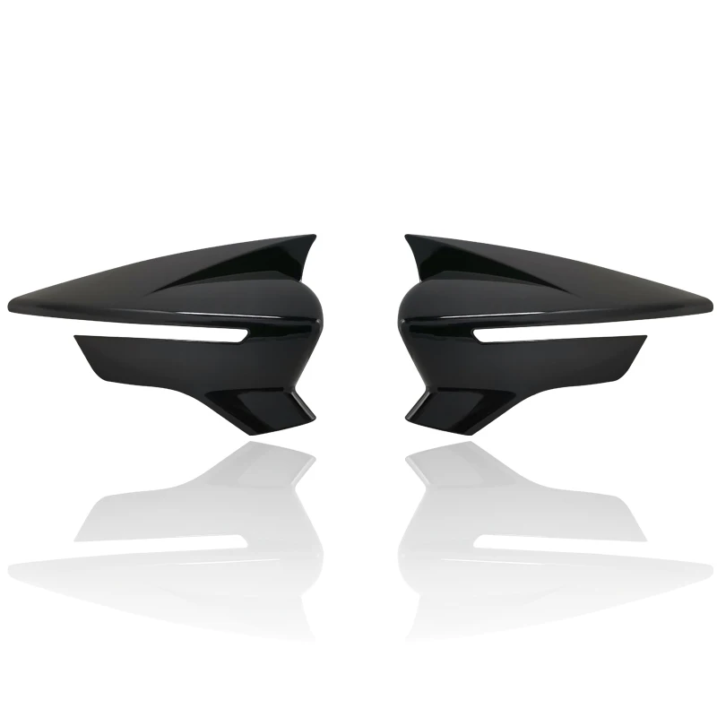 2pcs Car Side Door Rear View Mirror Cover Cap Add on For SEAT Leon MK3 5F ST FR Cupra Ibiza Mk5 Arona KJ7 2017-2020