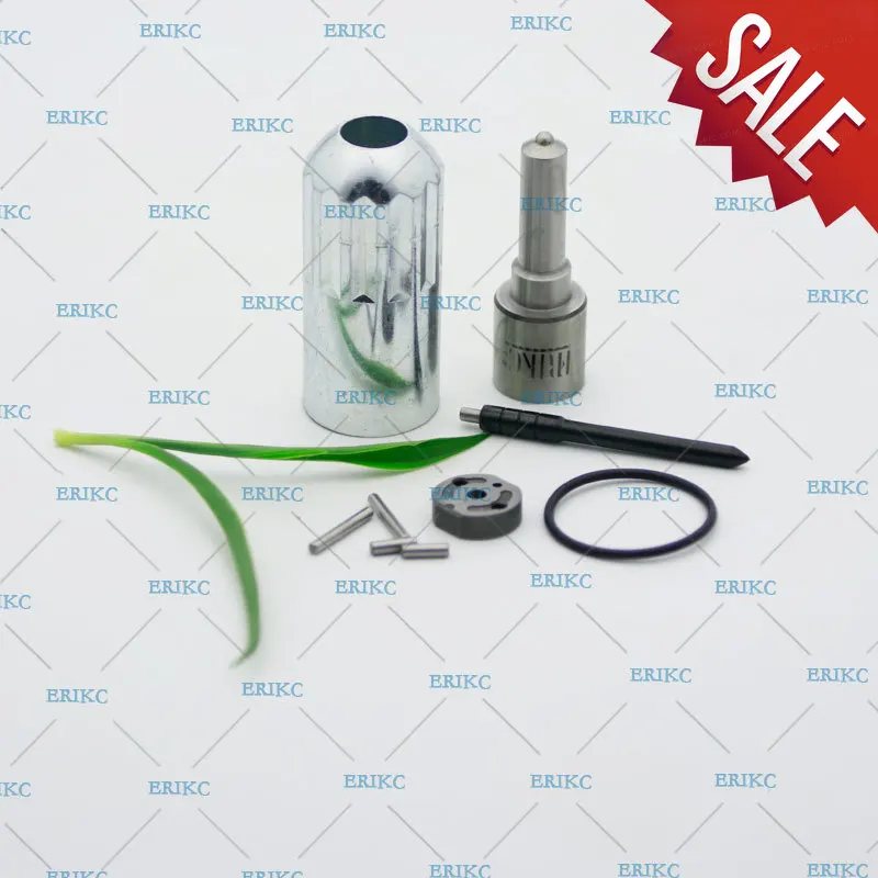 ERIKC 095000-5220 Injector Overhaul Repair Kits Nozzle DLLA158P834 Valve Plate, Pin, Sealing Ring for FIAT Ducato 2.2L HINO E13C