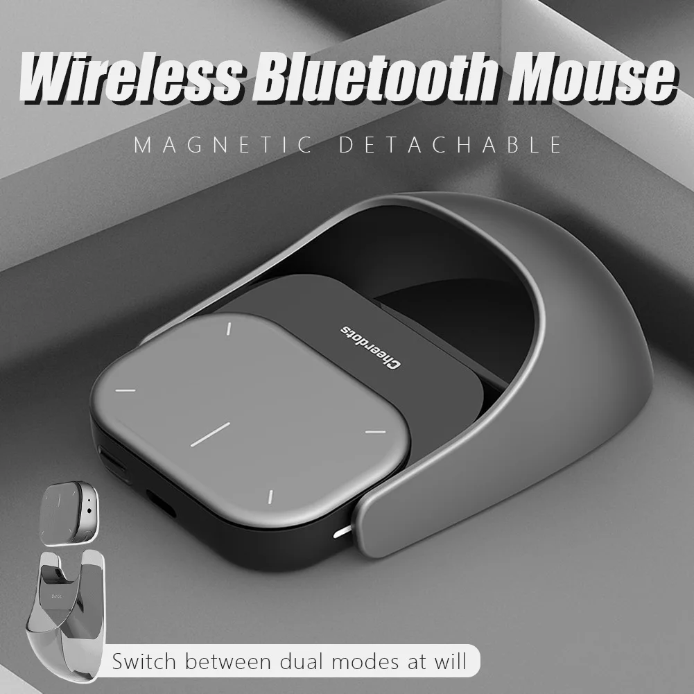 Detachable Laser Air Mouse Wireless Touchpad All-in-One Portable AI Recording Chatting Bluetooth 2 Mode Switching Gaming Mouse