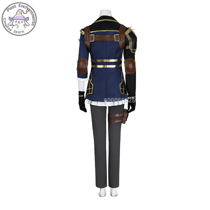 League of Legends Arcane Season 2 Caitlyn The Sheriff Replica Cosplay Costume Anime-style Games Complete Clothing Set Role-play
