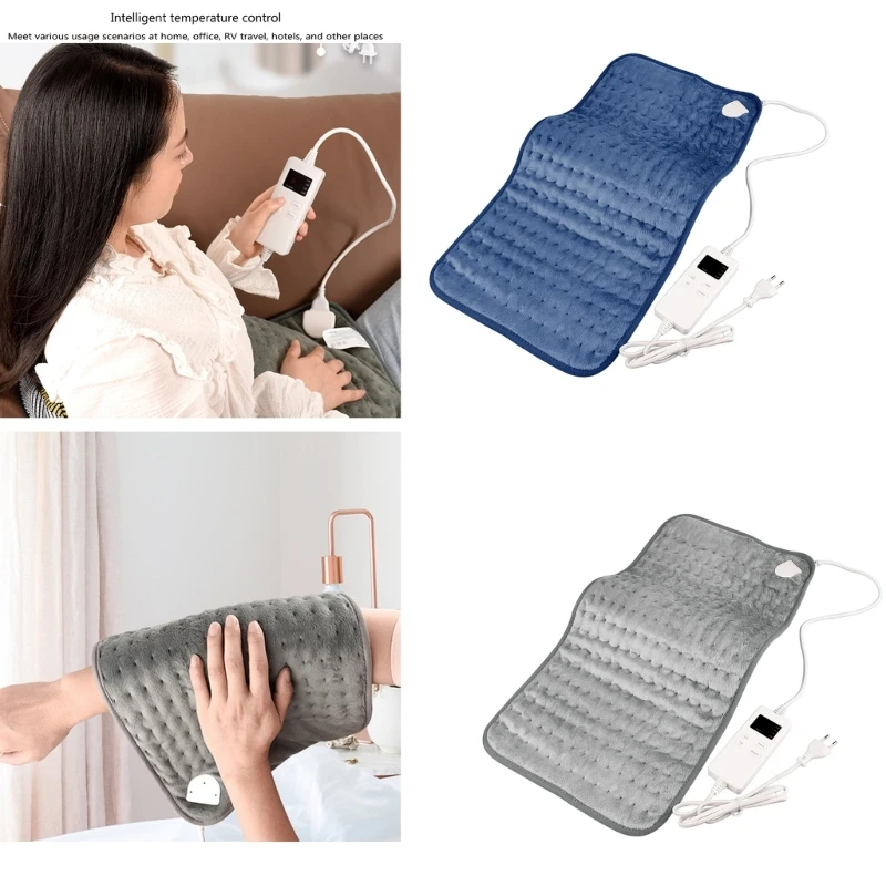 Heating Pad for Back Pain Relief Electric Heating Pads for Cramp Adjustable Heat Levels Moist Heat Therapy Machine Wash 87HA