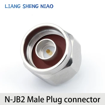 Le N-JB2 de connecteur mâle N pour fils semi-flexibles et semi-élaborées peut être connecté à RGconférence 086 et à d'autres câbles de test électrolytiques