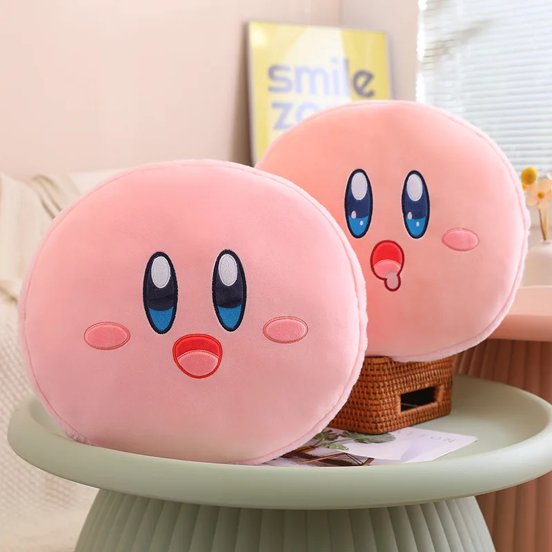 42cm Anime Kirby Kawaii peluche cuscino morbido e confortevole divano cuscino da tavolo bambini divertenti animali di peluche decorazione della