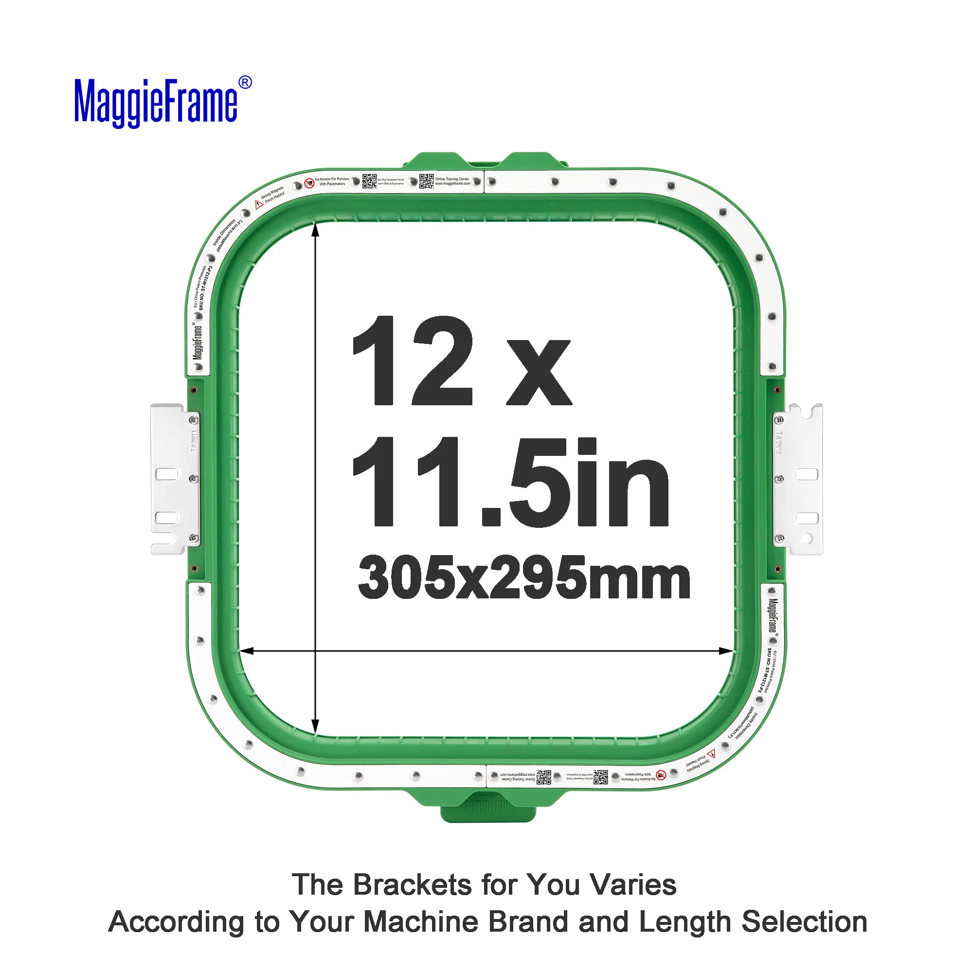 MaggieFrame Magnetic Hoops for SWF Embroidery Machine Embroidery Hoop Magnetic Hoop Sewing Accessories image 3