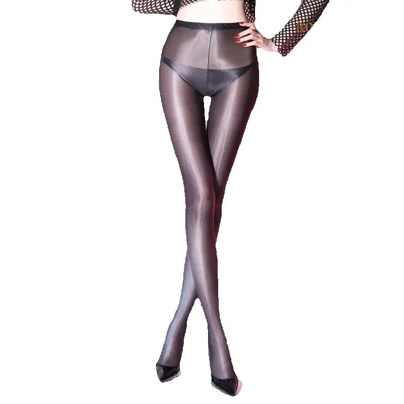 

Женские масляные блестящие колготки сзади, сексуальные колготки Strumpfhose с блестками Collants, колготки для балета и танцев с открытой промежностью, женские формирующие чулки