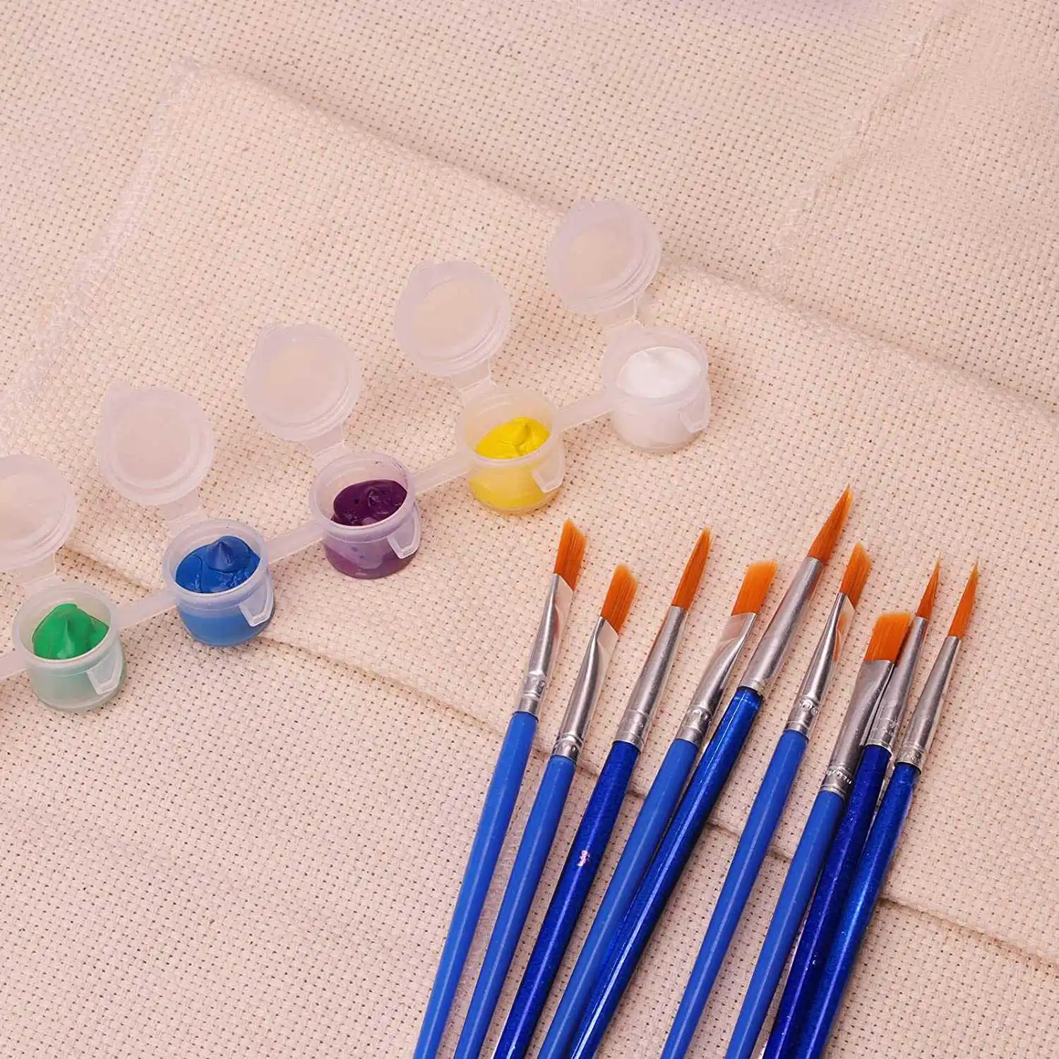 Tiras de pintura vacías para botes, contenedores de almacenamiento de plástico transparente, 3Ml/120 Oz, 20 unidades, 0,17 botes