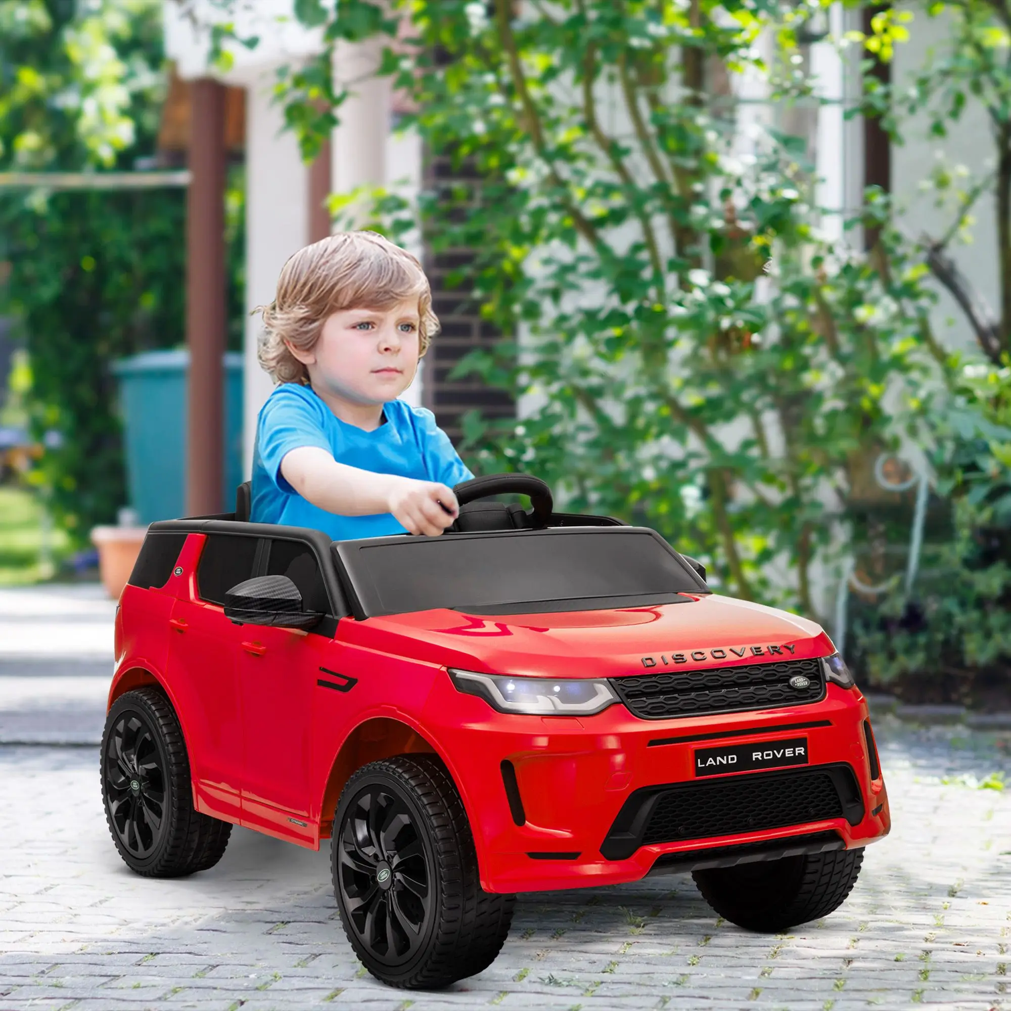 Mit Fernbedienung Land Rover Discovery Sport Lizenziertes batteriebetriebenes Kinder-Elektroauto 12V Kinder-Fahrt auf dem Auto