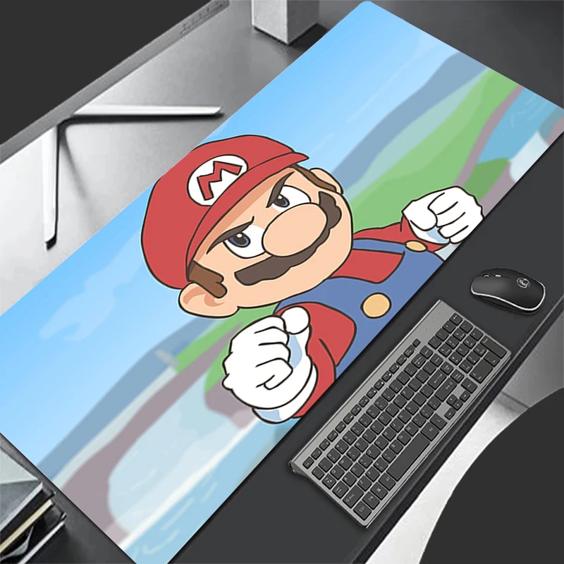 

Коврик для мыши, резиновый коврик для мыши, игровые аксессуары «Супер Марио», коврики для шкафа для ПК, геймера, офисный компьютерный настольный коврик, коврики для клавиатуры