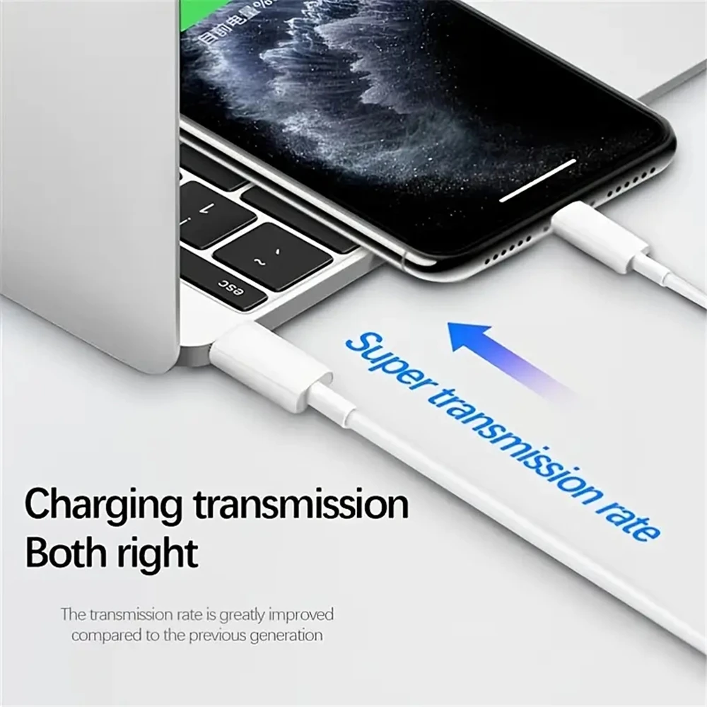 2M 6.6FT PD 20W Fast Charging Cable For iPhone 14 13 12 11 Pro Max Mini XS XR X MAX iPad 9 USB C Date Cable Charger Accessories image 4