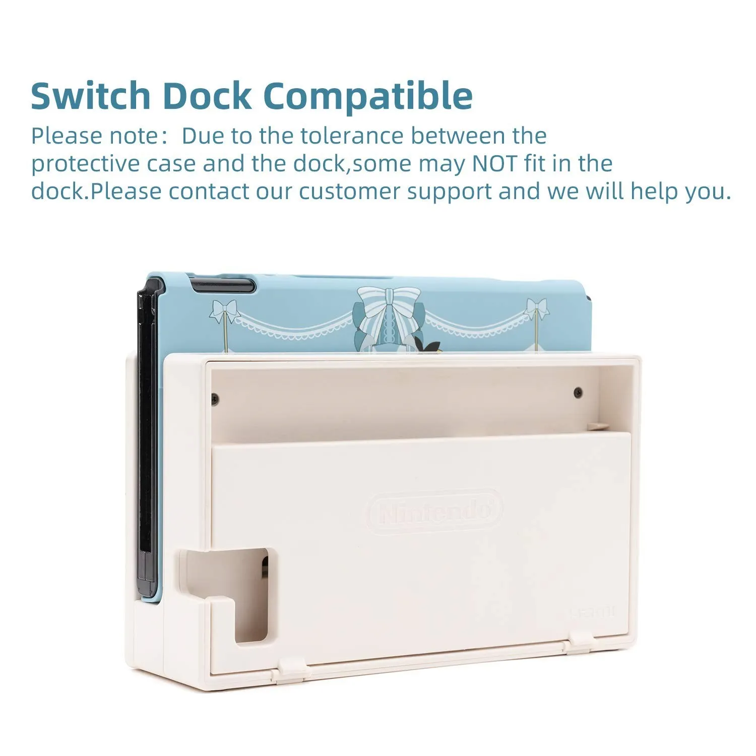 Geekshare Nintendo Switch 이상한 나라의 앨리스 보호 케이스 소녀 하드 커버 백 그립 쉘 닌텐도 스위치 액세서리