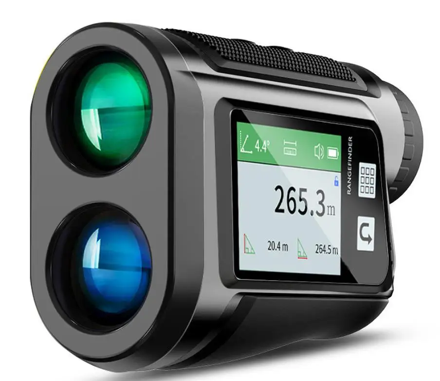 

6x Magnification LCD / OLED Waterproof 600 Meter Mini Digital Golf Laser Rangefinder with Triangulation Mode