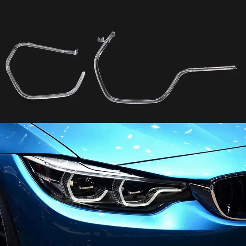 

New Arrival For BMW 4 Series F32 17-2020 Car DRL Guide Plate Light Guide Tube Headlight Daytime Running Light Guide Angel Eye